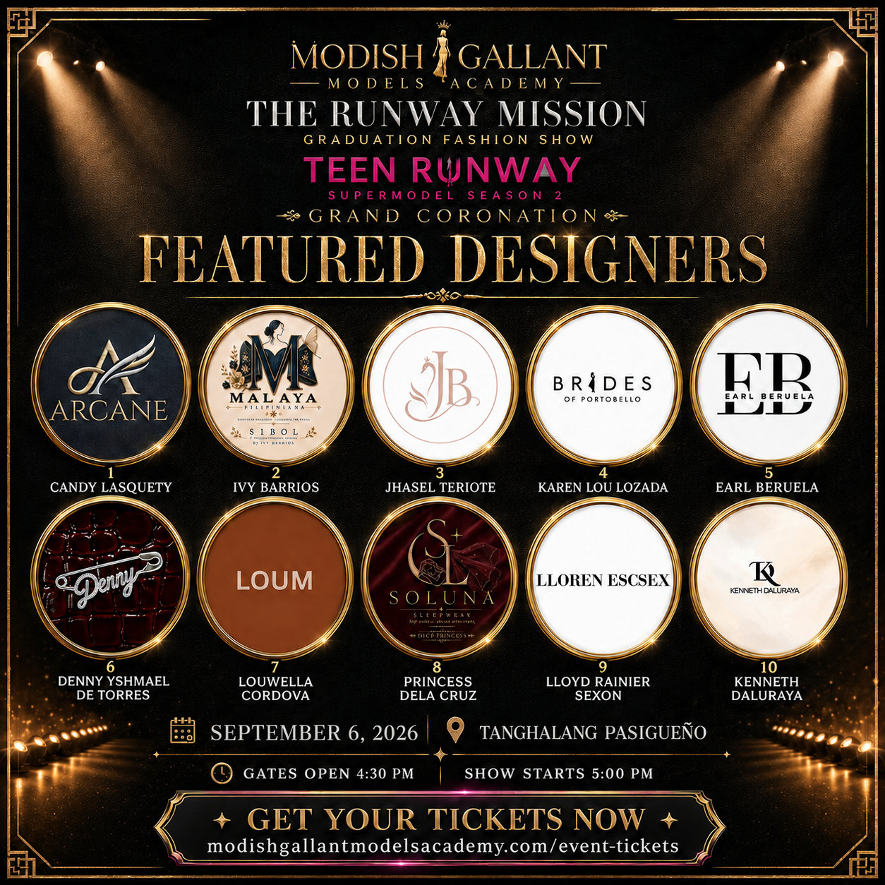 Ten Featured Designers Take Center Stage at The Runway Mission
