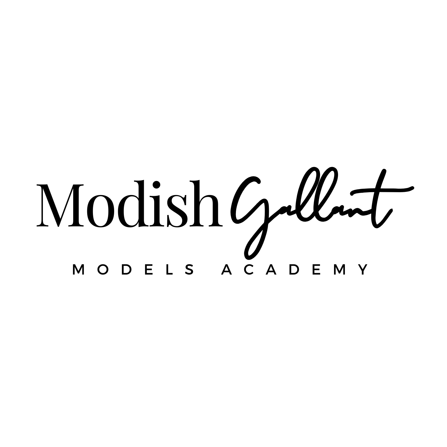Modish Gallant Models Academy logo — elegant fashion academy emblem